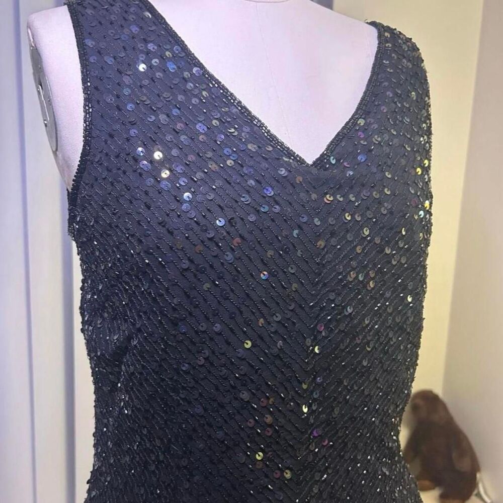 Adrianna-papell Women's Black and Navy Blouse